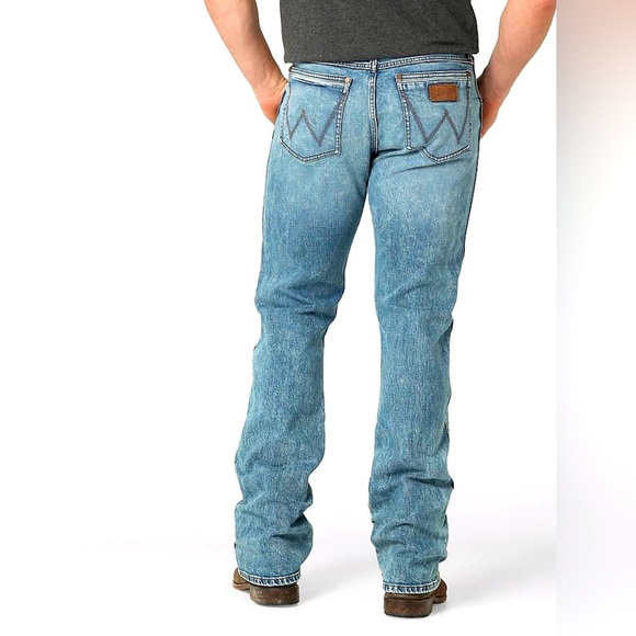 MEN'S WRANGLER- Retro Slim Boot cut Jeans 34x34 - Picture 8 of 8